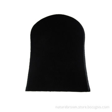 Dark tanning mitts